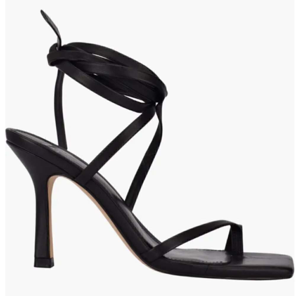 Marc Fisher LTD. Women's Dominic Ankle Tie High Heel Sandals - Size 8.5 - Picture 2 of 8